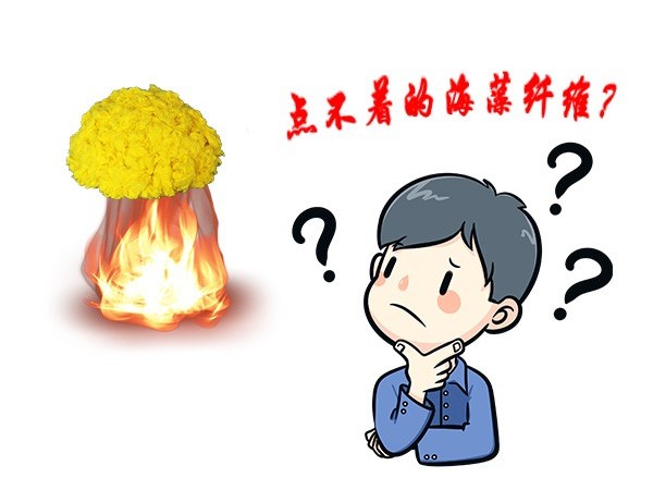 點不著！就是點不著的海藻纖維！